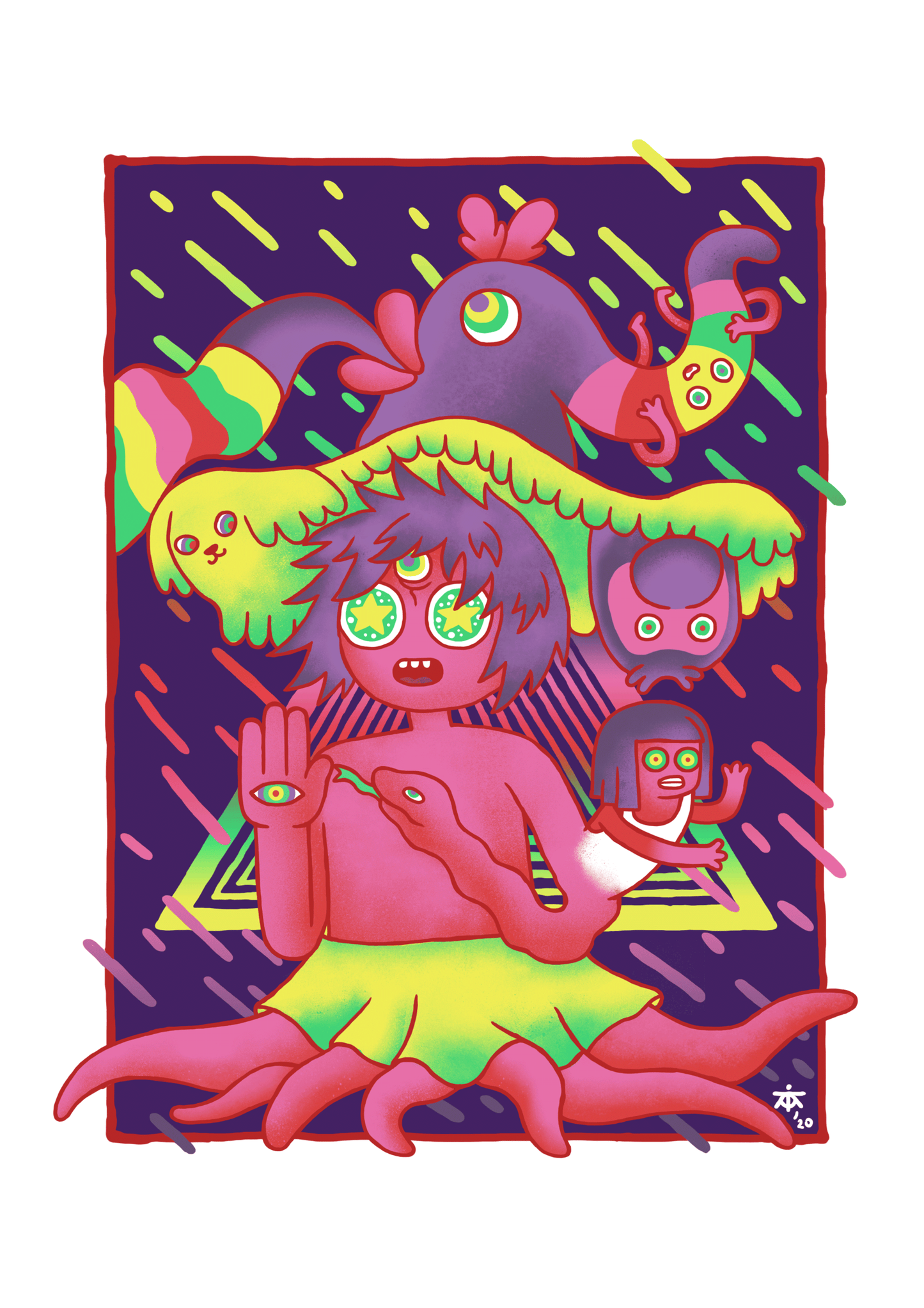 Midnight Gospel - A4 print