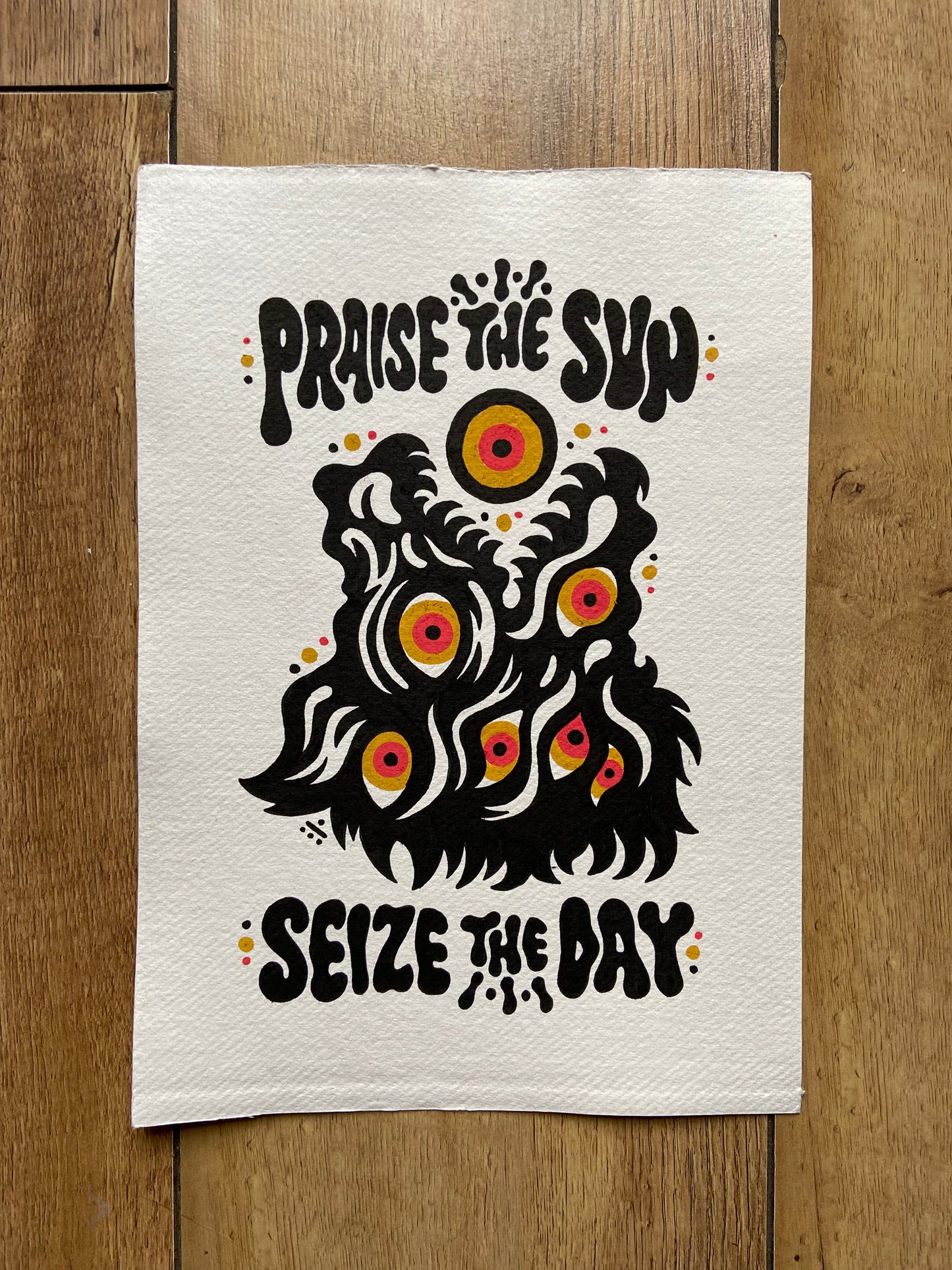 PRAISE THE SUN, SEIZE THE DAY (Orion Edition) - A4 Original - 2025
