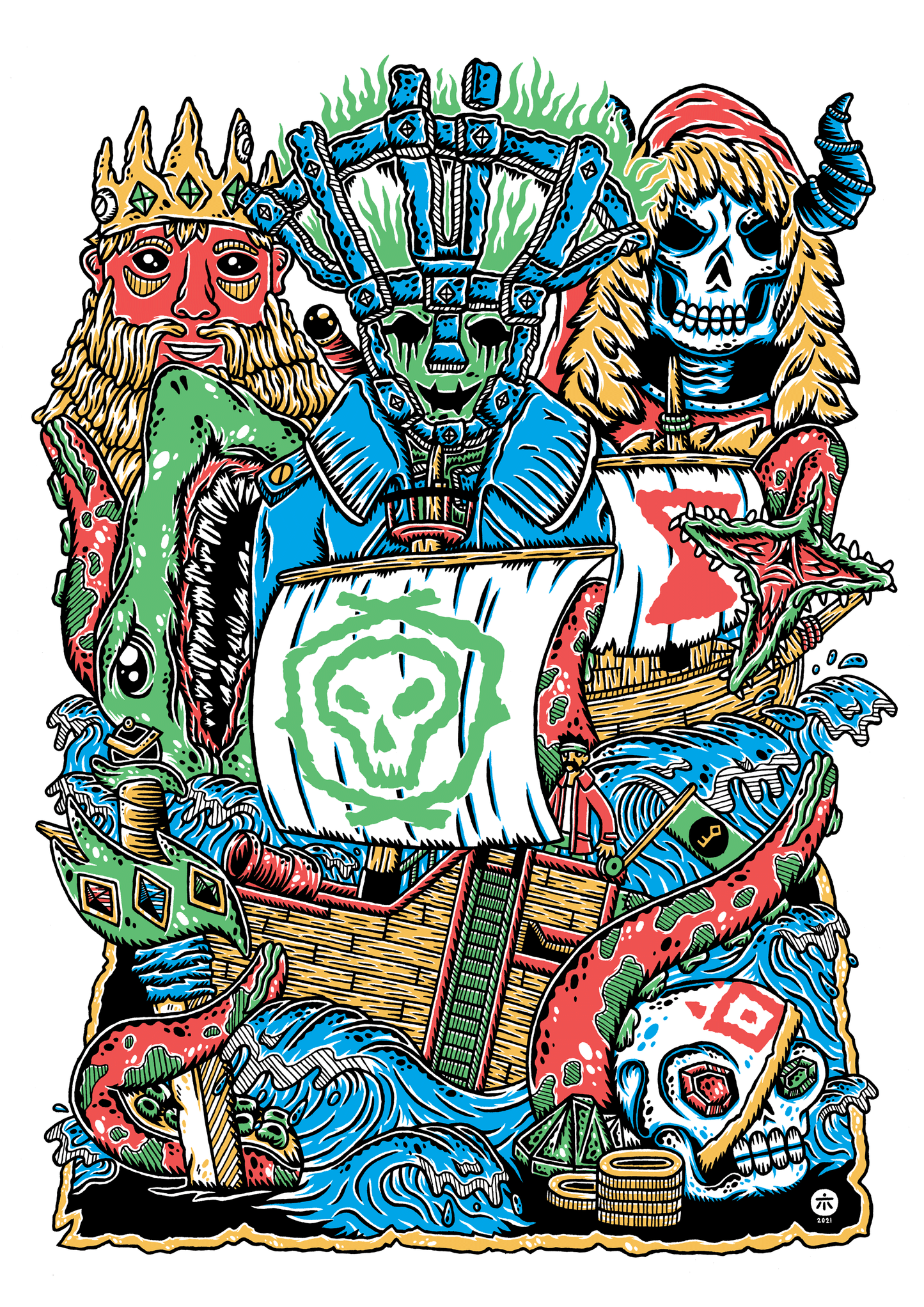 Sea of Thieves - A3 Print