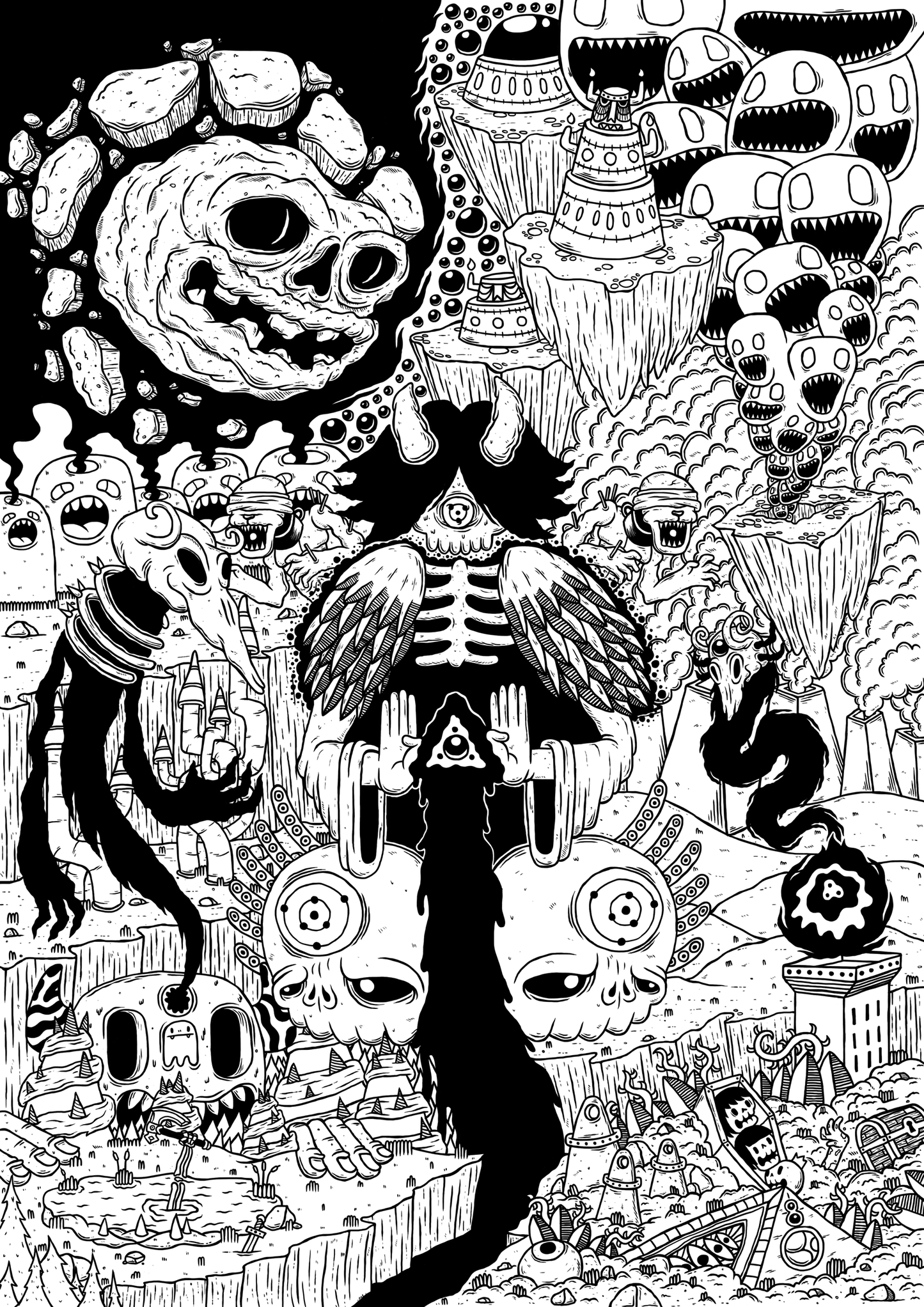 Into Ludes - A3 print
